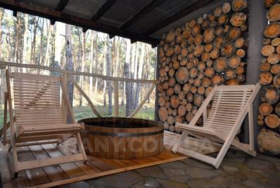 Sauna on the wood «Forest Hut» reviews, bath/sauna Kyiv Darnitsky district Bortnichi, st. Kotsyubinsky, 22, photo, address with a travel card.