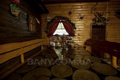Sauna on the wood «Forest Hut» reviews, bath/sauna Kyiv Darnitsky district Bortnichi, st. Kotsyubinsky, 22, photo, address with a travel card.