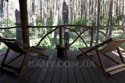 Sauna on the wood «Forest Hut» reviews, bath/sauna Kyiv Darnitsky district Bortnichi, st. Kotsyubinsky, 22, photo, address with a travel card.