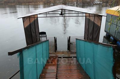 Баня на дровах «Пятница» у воды відгуки, лазня/сауна Киев Оболонский район Ул. Приречная, 37, фото, адреса з картою проїзду.