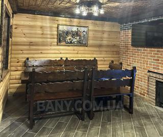 Wood-fired sauna «At Kobzarʼs» on Troeschyni reviews, bath/sauna Kyiv Desnyansky district Pushkin st. 12a, Troyeshchyna village, photo, address with a travel card.