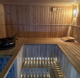 Wood-fired sauna «At Kobzarʼs» on Troeschyni reviews, bath/sauna Kyiv Desnyansky district Pushkin st. 12a, Troyeshchyna village, photo, address with a travel card.