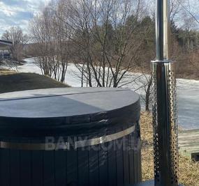 Сауна, лазня Баня на дровах AVENTURIER (Броварской район, с. Рожны), Рожни відгуки, фото, адреса - bany.com.ua Баня на дровах AVENTURIER (Броварской район, с. Рожны) відгуки, лазня/сауна Рожни  район Киевская область, Броварской район, с. Рожны, ул. Пуховская 1, фото, адреса з картою проїзду.