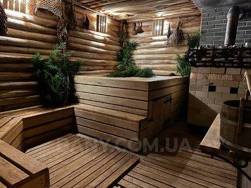 Баня Villa Malina на берегу Киевского моря с теплым бассейном. відгуки, лазня/сауна Лютиж  район улица Приморская, 92, Лютеж, Киевская область, фото, адреса з картою проїзду.